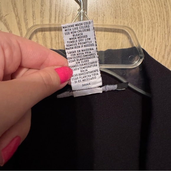 Sag Harbor Women's Size 16 Vintage Blazer Jacket Black - Picture 3 of 4